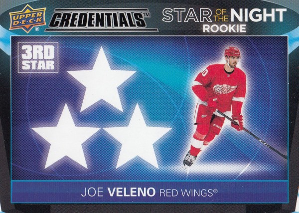 insert RC karta JOE VELENO 21-22 Credentials 3rd Star of the Night Rookies číslo 3SR-5